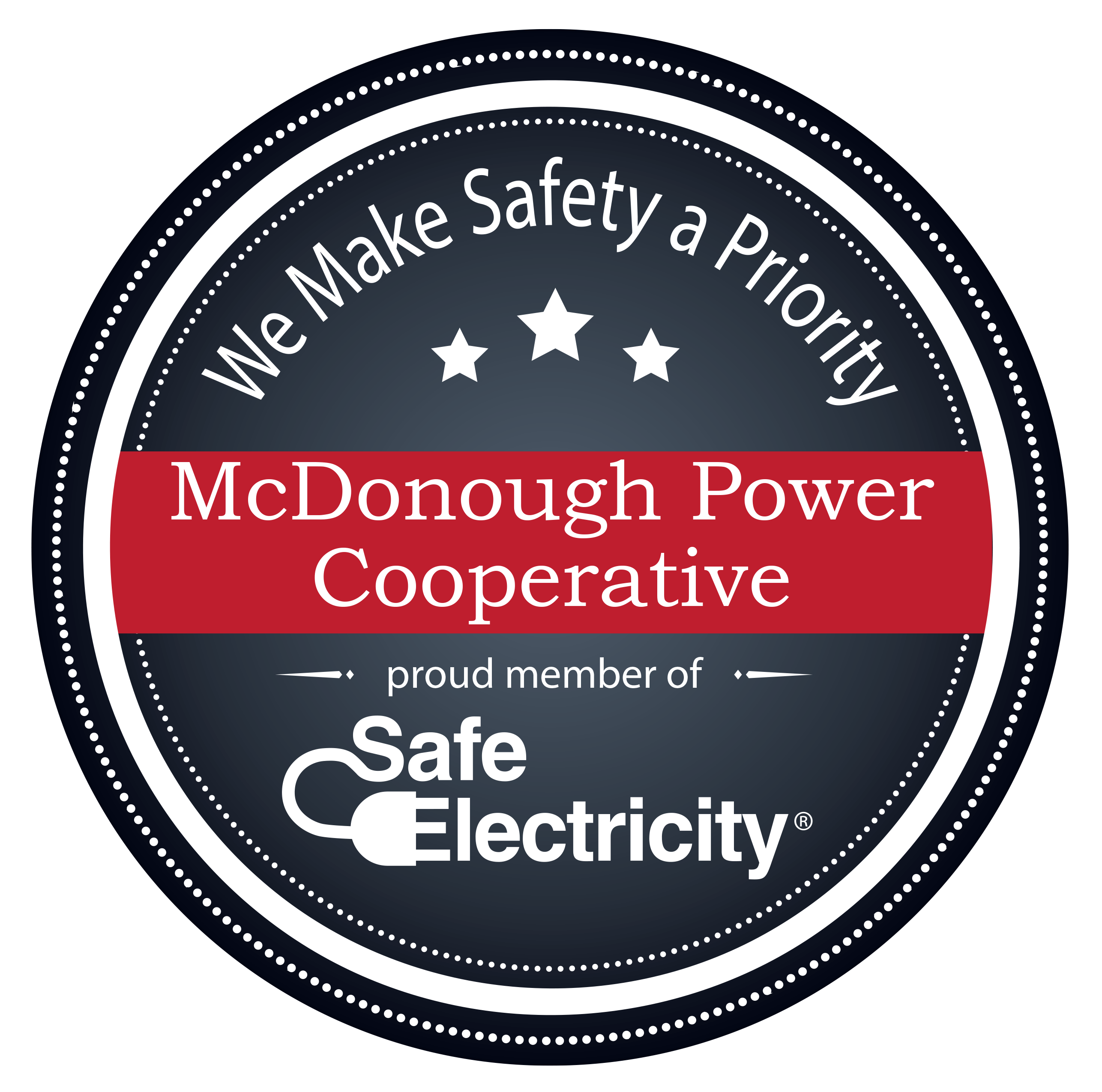 McDonough Power Cooperative - Proud SE Member Badge