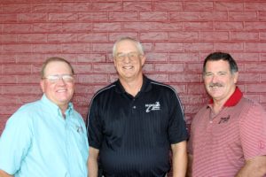 Members of McDonough Power Cooperative re-elected three area men to the organization’s board of directors. The re-elected directors from left are: Walt Lewis of Blandinsville, Steve Hall of Roseville and Mike Cox of Macomb.